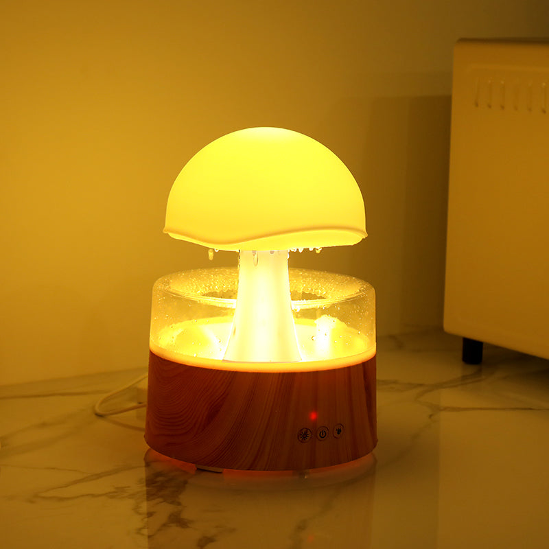 Transform Your Space with the Rain Cloud Ultrasonic Aromatherapy Humidifier & Air Diffuser